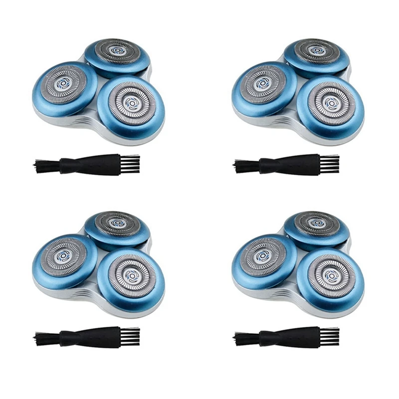 

4X Replacement Shaver Head Cutter For Series 7000 9000 RQ10 RQ11 RQ12 111 SH90/52/70 S9711 S9511 Razor Blades