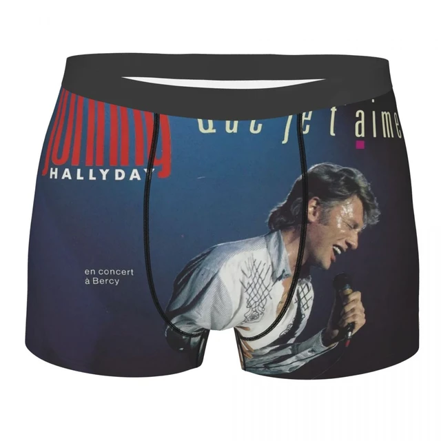 Funny Boxer Johnny Hallyday Singer Shorts Panties Men Underwear Soft  Underpants for Homme S-XXL - AliExpress