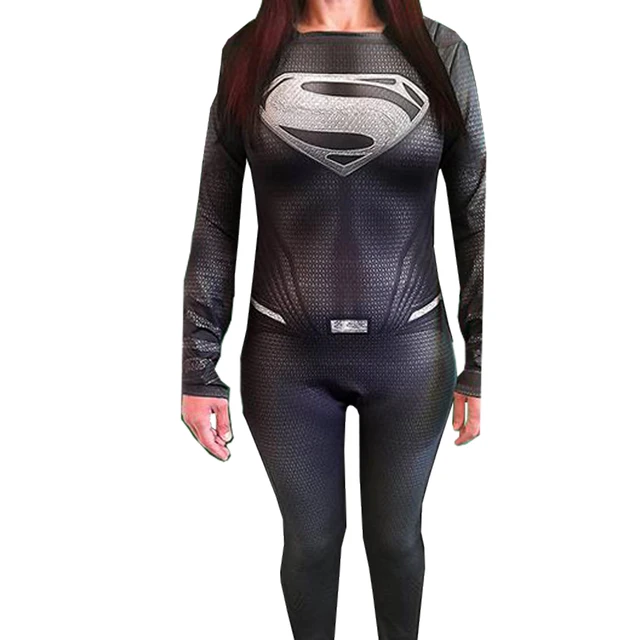 The Man of Steel Cosplay Costume Adults Kids Superhero Suit Halloween  Bodysuit - AliExpress