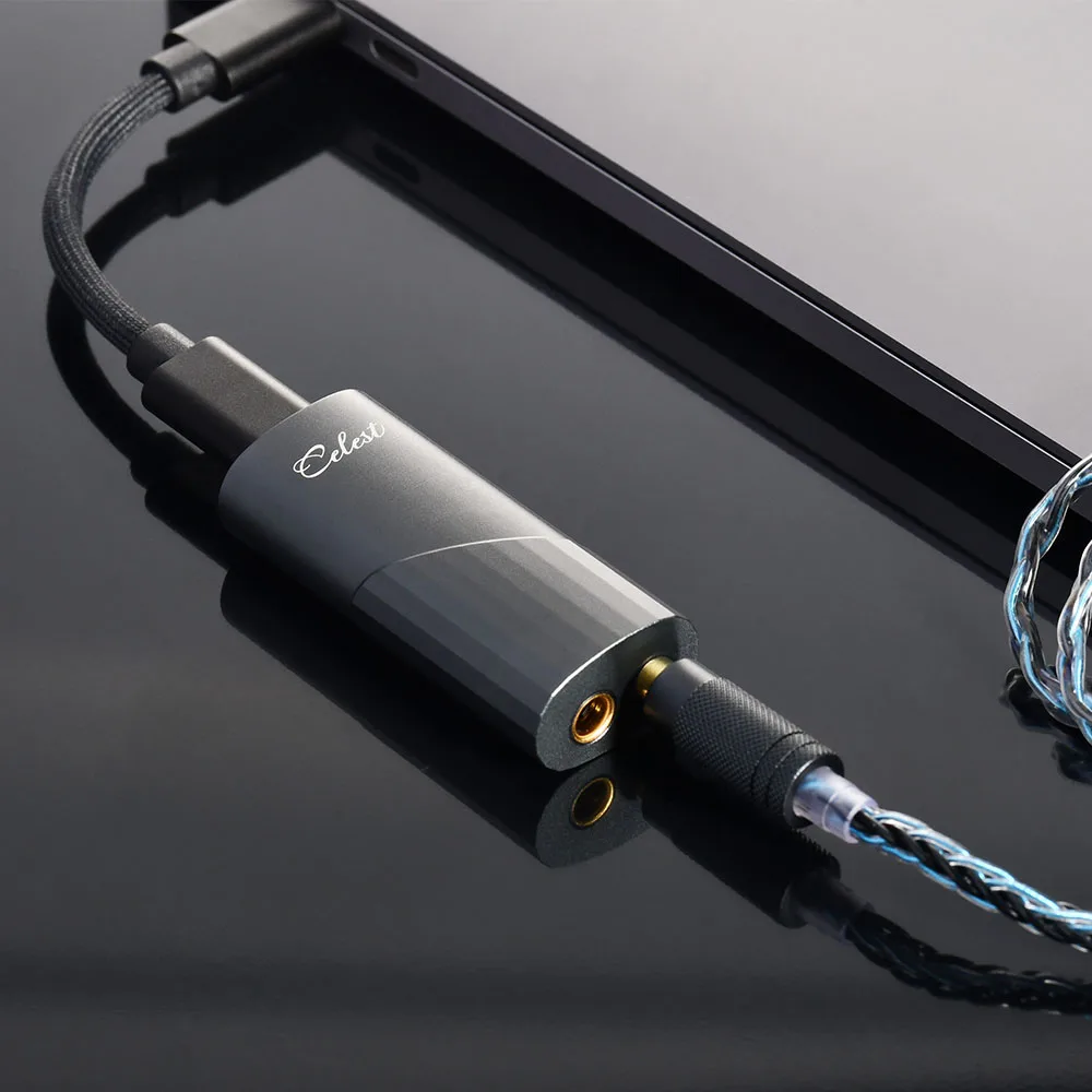 Portable DAC Amplifier Kinera Celest CD-20 Portable DAC and Headphone Amplifier Chip ES9039Q2M 3.5mm + 4.4mm Output Supports Gaming Type-c OTG Cable headphone amplifier portable dac amplifier