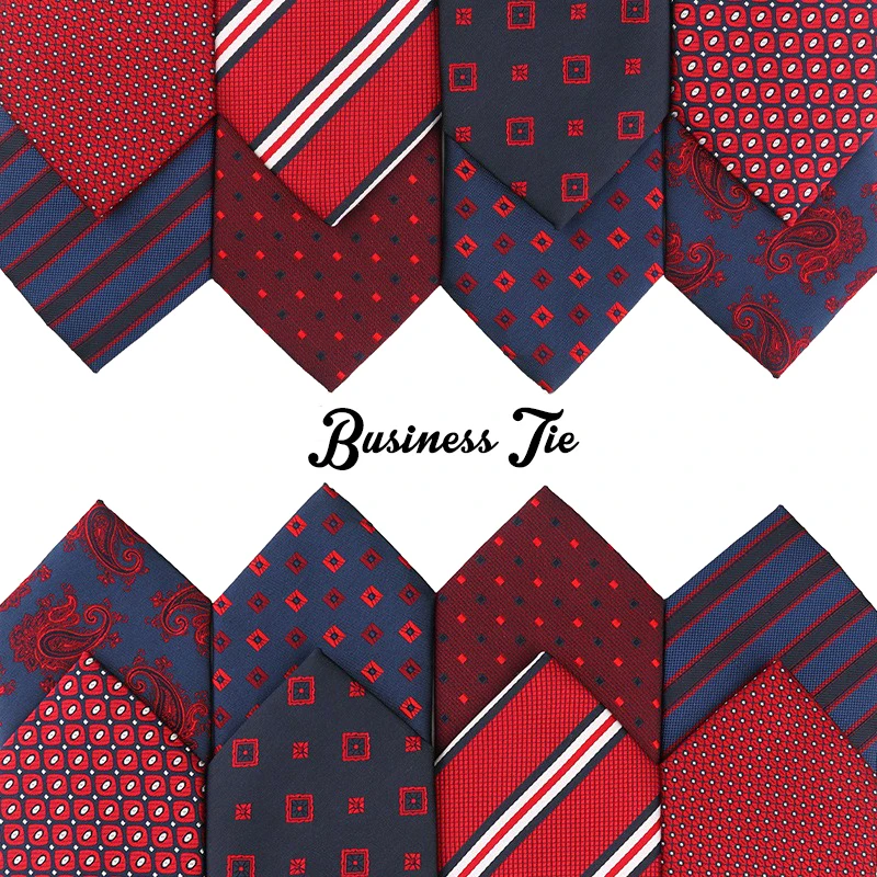 

Tailor Smith New 2023 Men's Tie Red Blue Necktie Gravatas Accessories Gift Neck Ties Business Wedding Shirt for Man Corbata