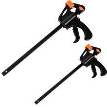 

4 inch Wood Working Bar Clamp Quick Ratchet Release Speed Squeeze F-type Clip Manual Spreader Gadget DIY Hand Tool Bar clamp