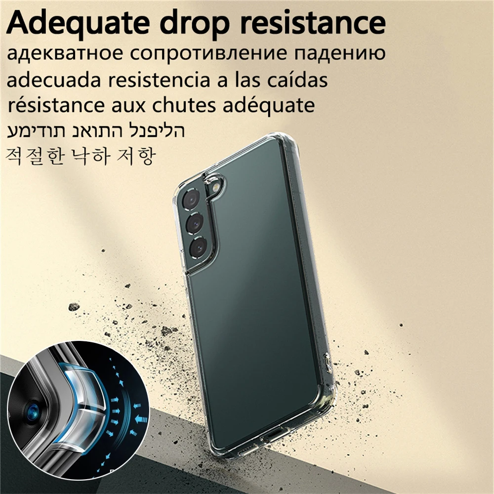 Premium Shockproof Clear Silicone Cover Case
