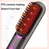 Wireless Hair Straightener USB Charging Wireless Straight Hair Comb 3 Temp Setting Hair Straightening Brush for Hairstyler Salon 3