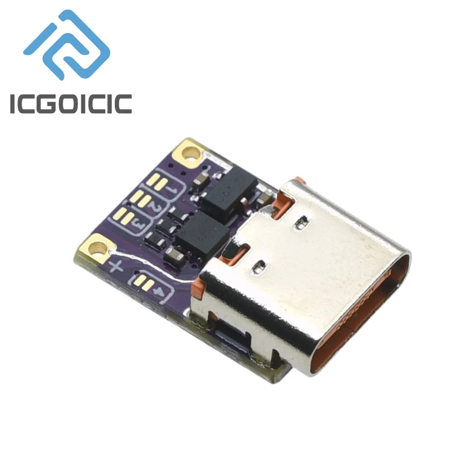 Advanced Fast Charging Module with Multi-Voltage Trigger and Type C Interface