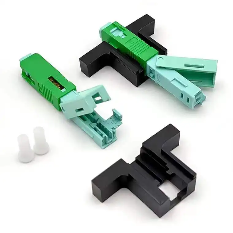 

High Quality 53MM SC APC SM Single-Mode Optical Connector FTTH Tool Cold Connector Tool Fiber Optic Fast Connnector