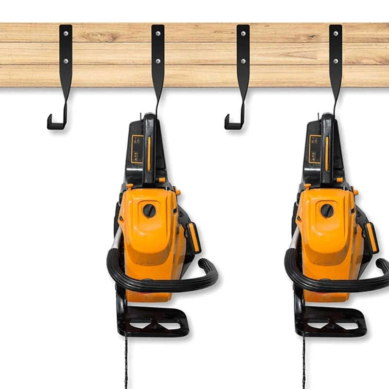 Chainsaw Shelf Stand Holder Garage Storage Wall Chainsaw Wall Mount Hanger Hook Chainsaw Rack Accessories Tool R7UA 2
