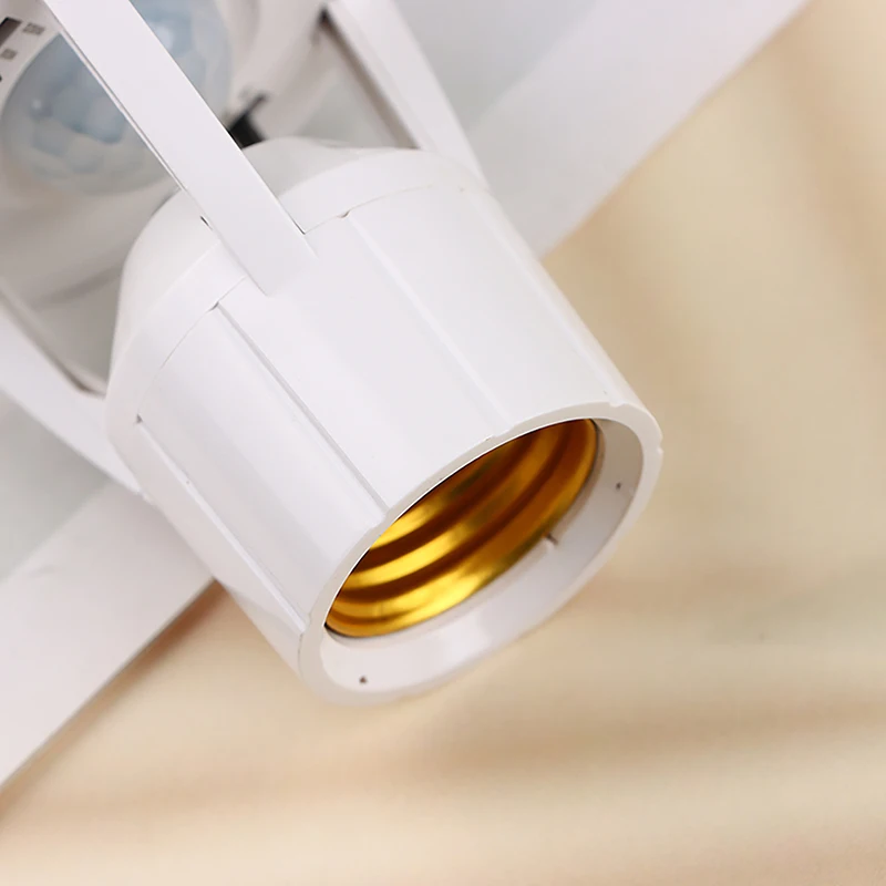 Smart E27 PIR Motion Sensor Light Switch 110V 220V Detector Base Lamp Holder Lux Time Delay Adjust Control Bulb Socket