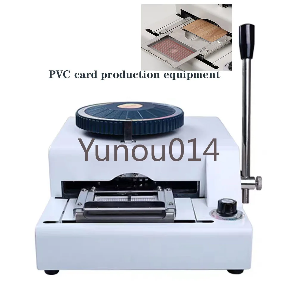 

Manual Embossing Code Printer Pressure Code Machine Code Machine VIP Membership Card Typewriter PVC Embossing Machine