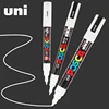 Uni Posca White Markers,Acrylic Waterproof permanente Paint Pen PC-1M 3M 5M POP Poster Advertising Art Supplies posca marcadores 1