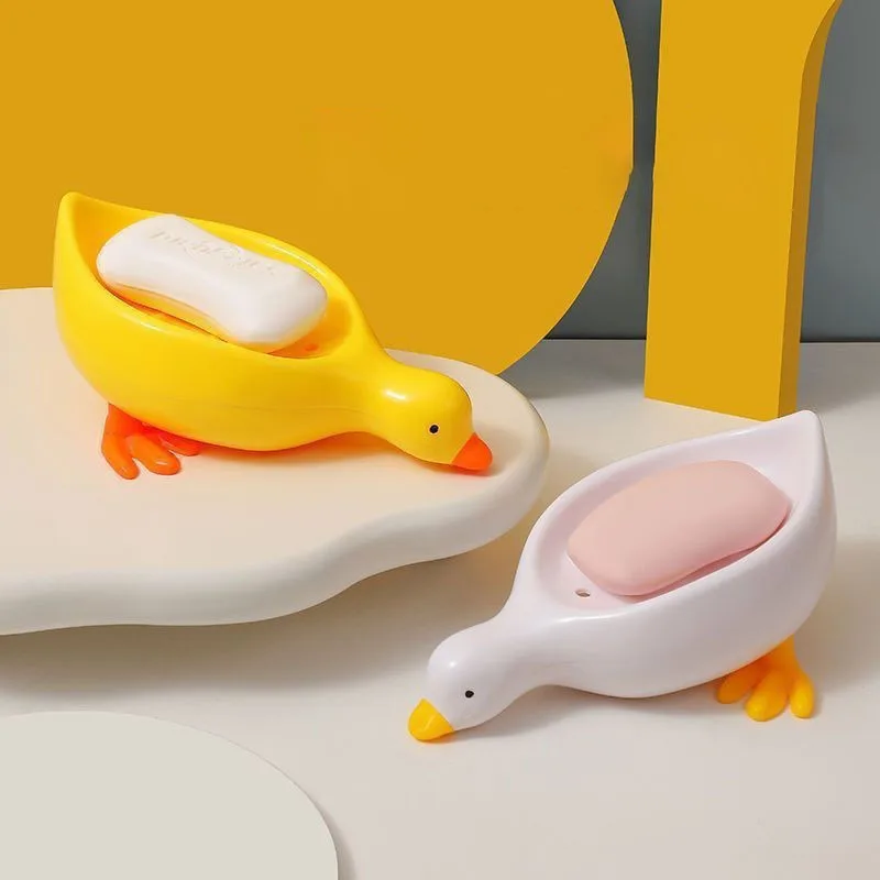 Plastic Soap Dish Self-Draining Holder for Shower