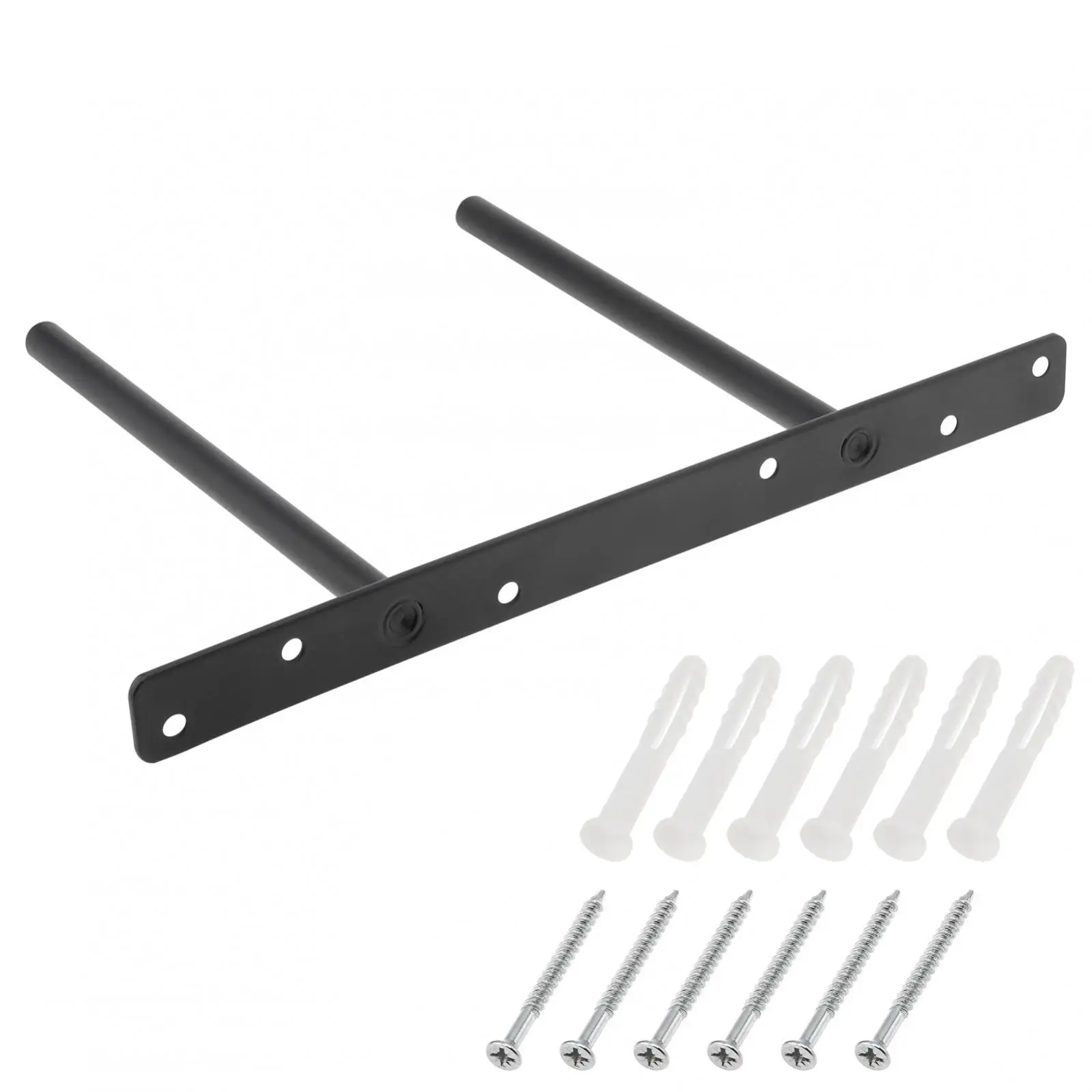 Menards Bracket 12MM Cylindrical Hidden Double T Wall Layer Panel Support Covert Black ...