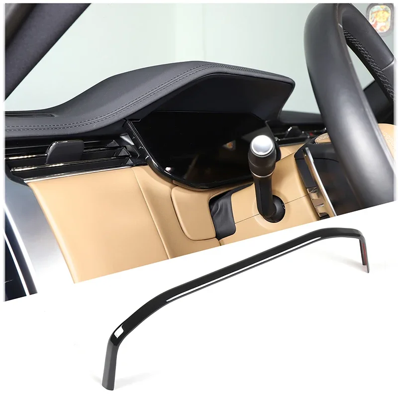 Per Land Rover Range Rover Sport/Vogue 2023 + Car Dashboard Cornice Decorativa Sticker Abs Modello In Fibra Di Carbonio Accessorio Interno