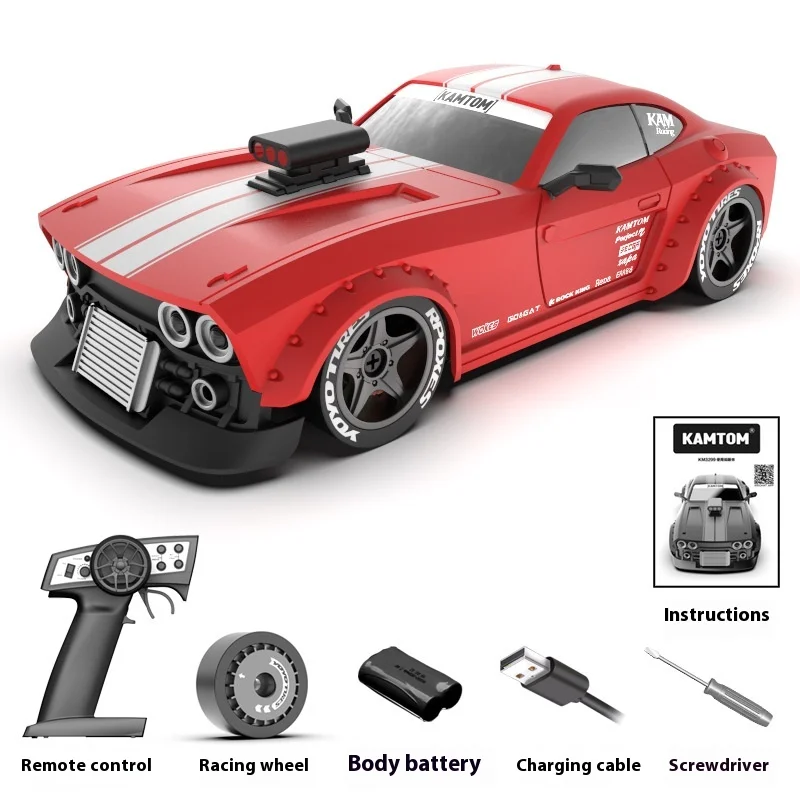 Kamtom Four-Wheel Drive Toy Car Rc Remote Control Car Professional Adult Drift Model Car High Speed Charging Boy Racer Kids Gift 6