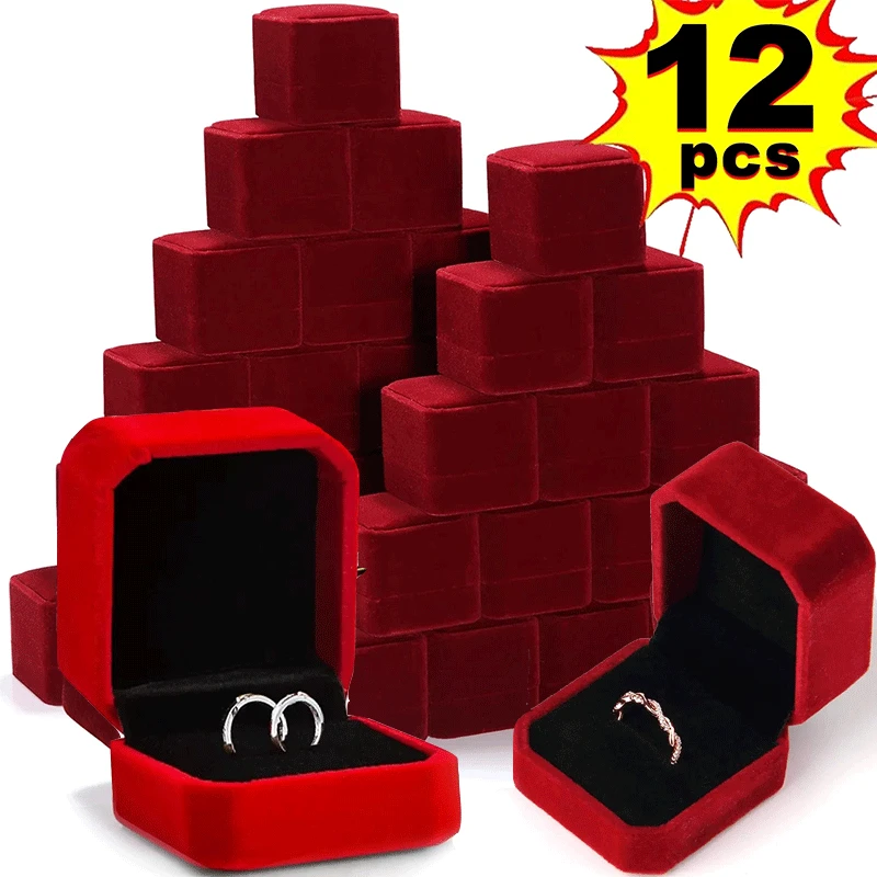 Rote Samt Ring Box Schmuck Vitrine Halter Geschenk Herz Boxen Hochzeit rote-samt-ring-box-schmuck-vitrine-halter-geschenk-herz-boxen-hochzeit