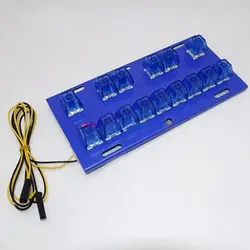 Teclado de Mario con luz de 15K, accesorios de máquina de juegos de azar, piezas de ranura, juego de frutas y Rey