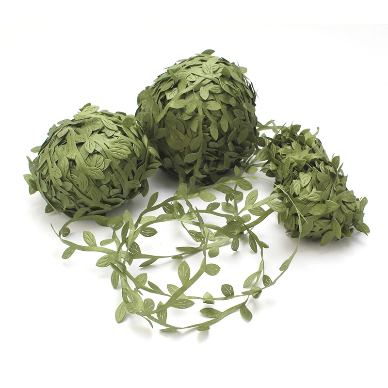 

40m Handmade Wreath Diy Simulation Willow Leaf Home Decoration Garden Wedding Party Wall Ornaments Accessories