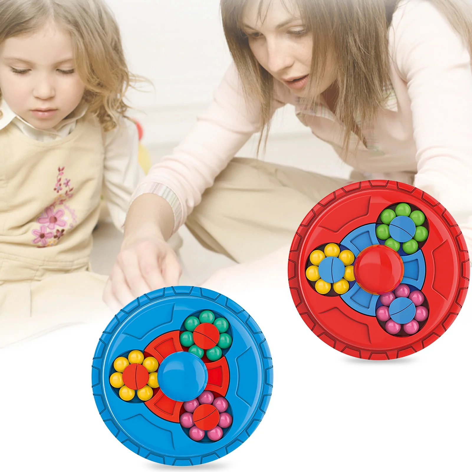 New Children Intelligence Rotating Magic Bean Fingertip Toy Kids Stress Relief Cube Toys For Aldult Relieve Decompression Game 3 New Children Intelligence Rotating Magic Bean Fingertip Toy Kids Stress Relief Cube Toys For Aldult Relieve Decompression Game 3