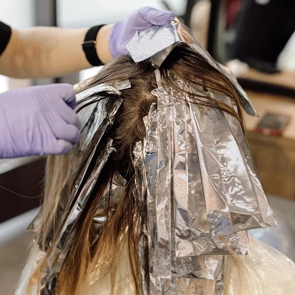 Salon Use Hair Tin Foil Roll Hair Perm Barber Styling Barber Shop Aluminum Foil Thicken Barber Styling Tools Curling