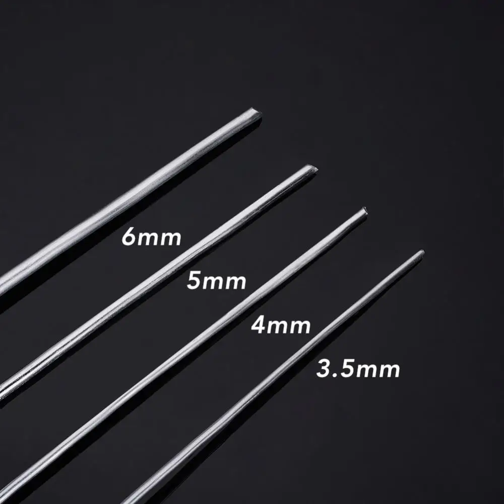 3.5-6mm Aluminum Sculpting French Wire For Beading Artistic Wire Metal Lexible Craft For DIY Floral Model Beading Beads Jewelry