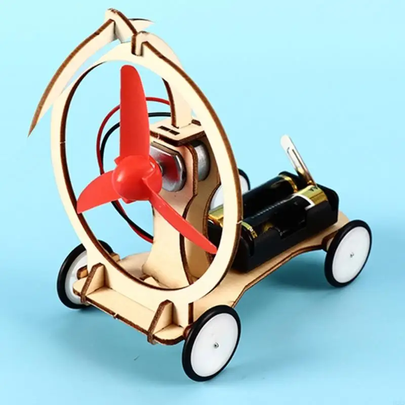 B2RD Electric Wind Car Model Physical Experiments Technology Toy Physics Learning Science Educational Set Assemble Model Toy