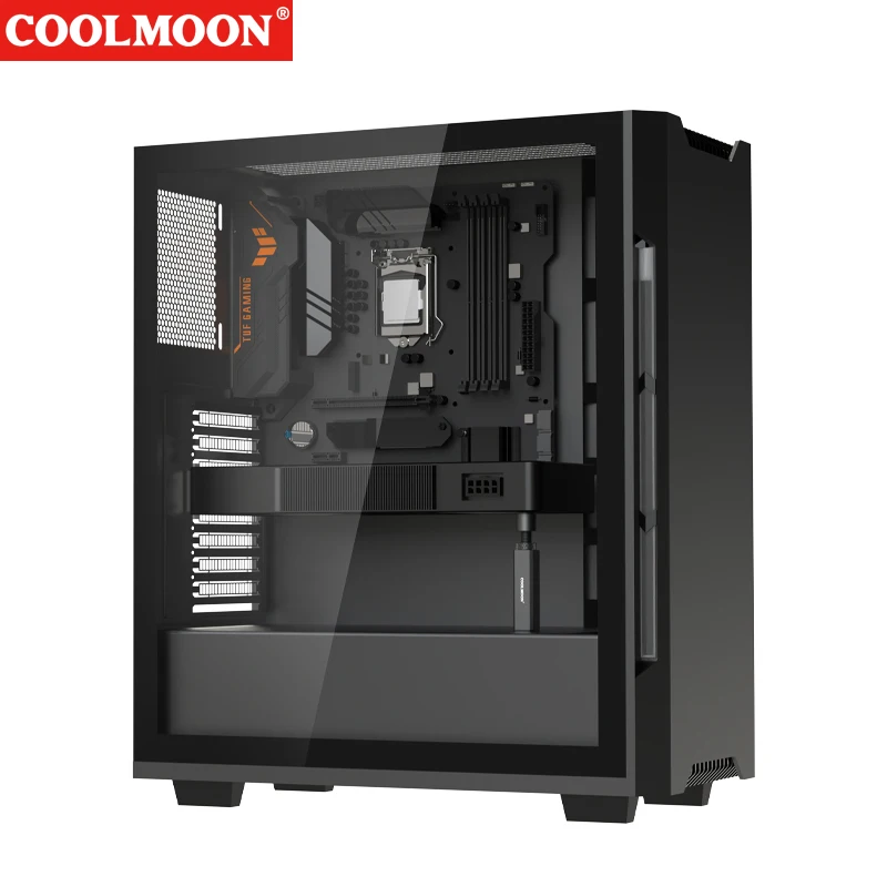 COOLMOON Graphics Card GPU Holder Adjustable Telescopic Rotating Stand Bracket Magnetic GPU Video Card Holder for Desktop PC