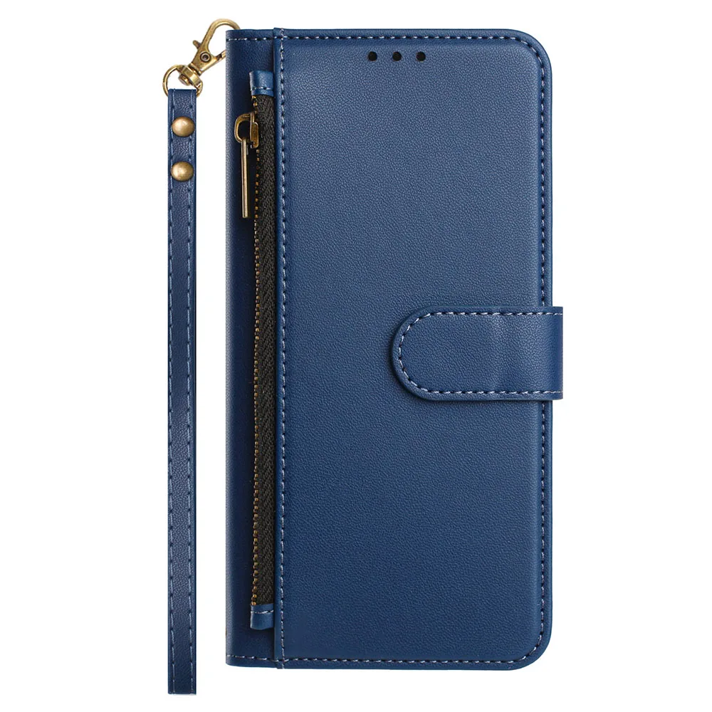 Zipper Wallet Leather Case - Shockproof Protective Phone Cover