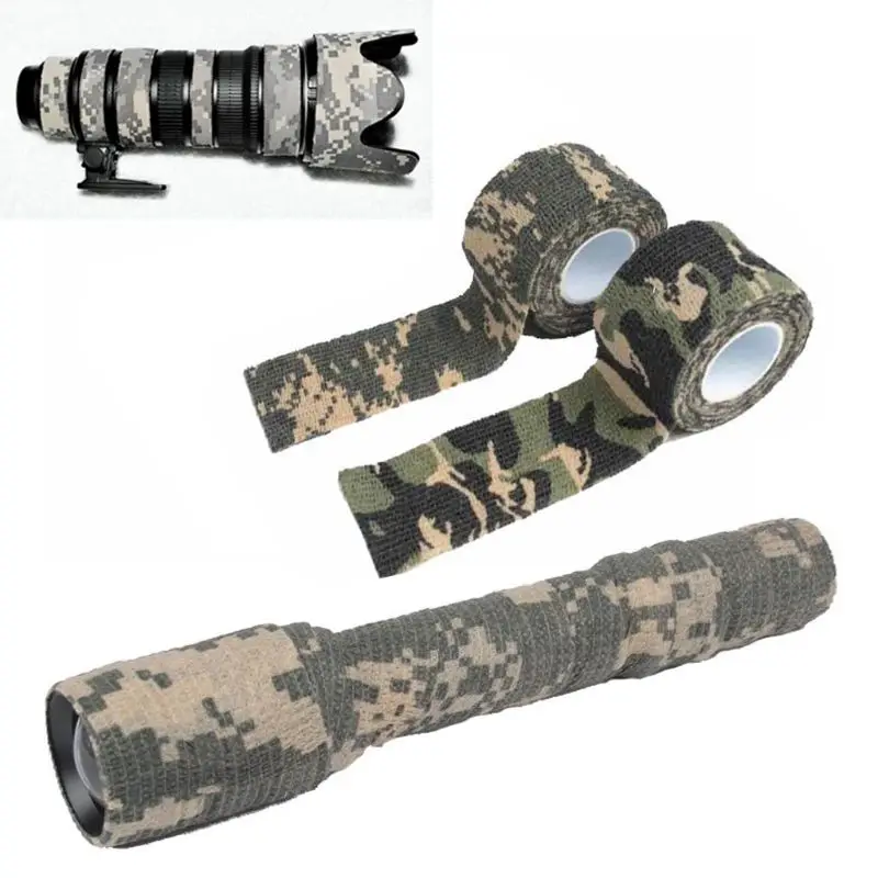 Self-Adhesive Camouflage Stretch Sports Accessories New 1 Roll Kinesiology Muscle Care Fitness Athletic Safety Sport Health Tape