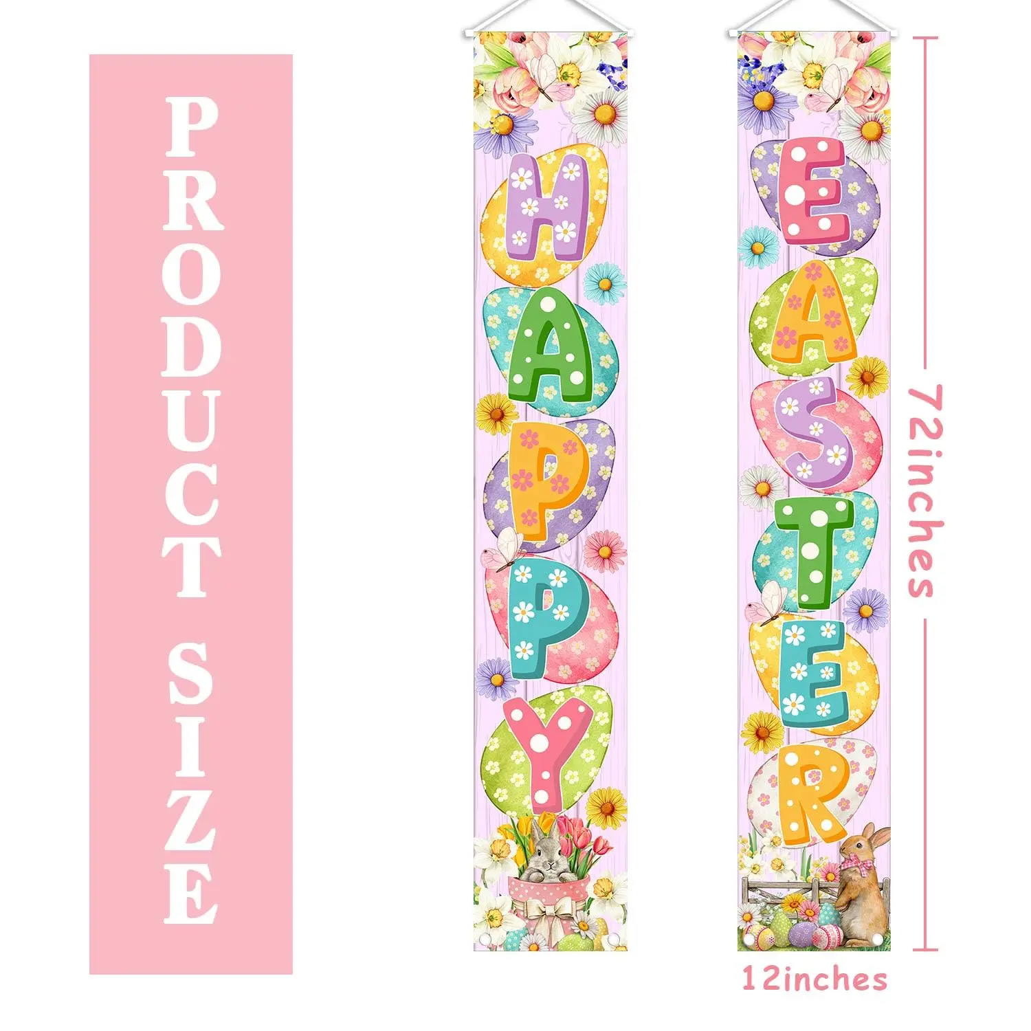 Easter Porch Banner Decor 3