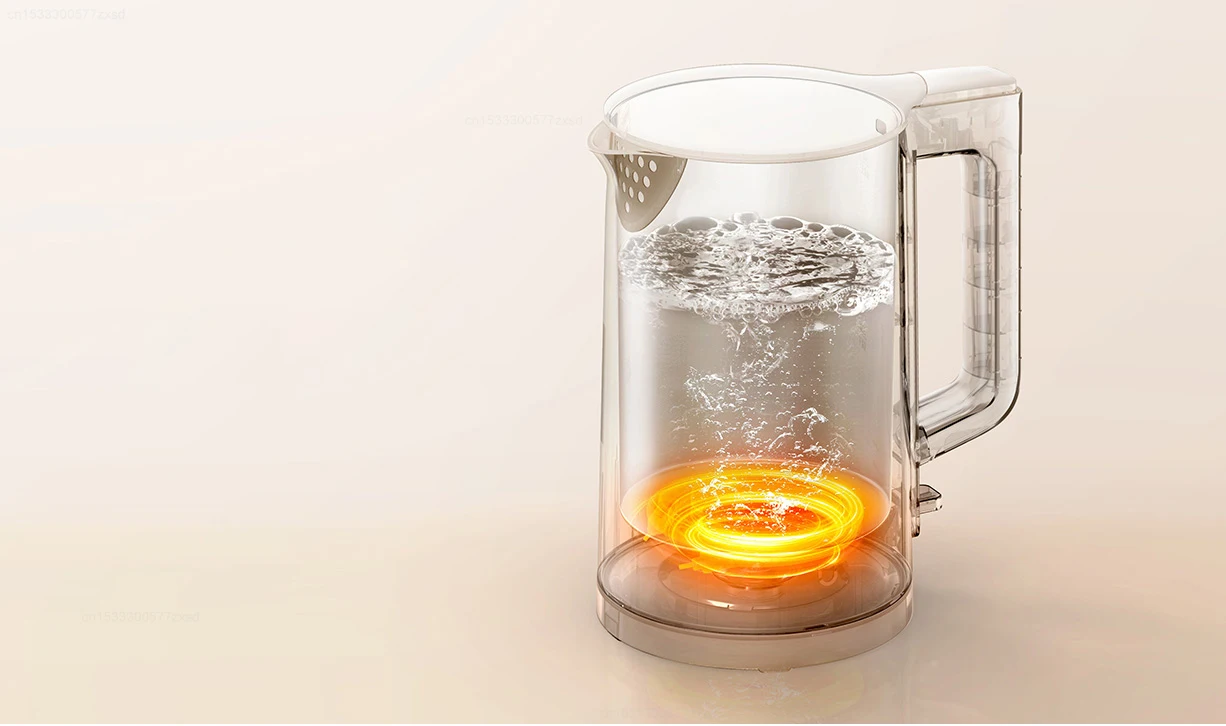 Description Picture 4 of itemIconic Brand Mijia N1 Electric Kettle Fast Hot Boiling Pot Stainless Water Kettle 220V Hotel Family Trip Kitchen Smart Kettle Home