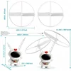Flying Robot Astronaut Toy Aircraft High-Tech Hand-Controlled Drone Interactive Dual Wings with Lights Outdoor Gifts for Kids 4
