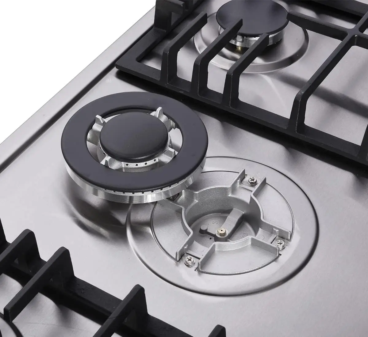 Fuel Sealed 5 Burners Stainless Steel Drop-In Gas Hob DK258-A08 Gas Cooker