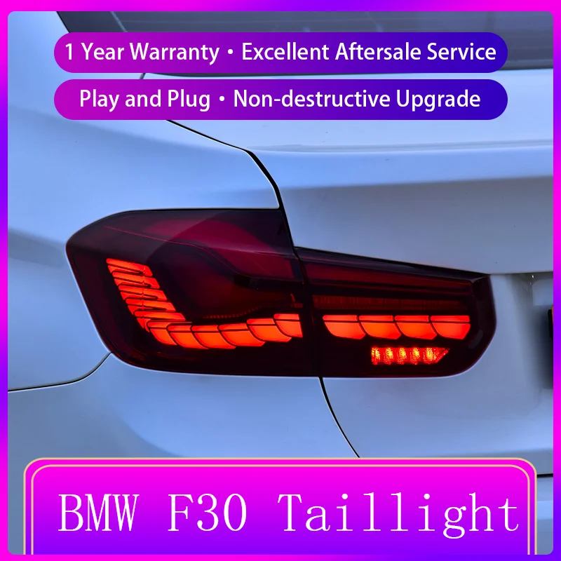 

Задние фонари для BMW 3 серии F30 F35 320 325 2013-2017, задние фонари DRL, задний фонарь, сигнал поворота, лампы, модифицированные тормозные автоматические фонари