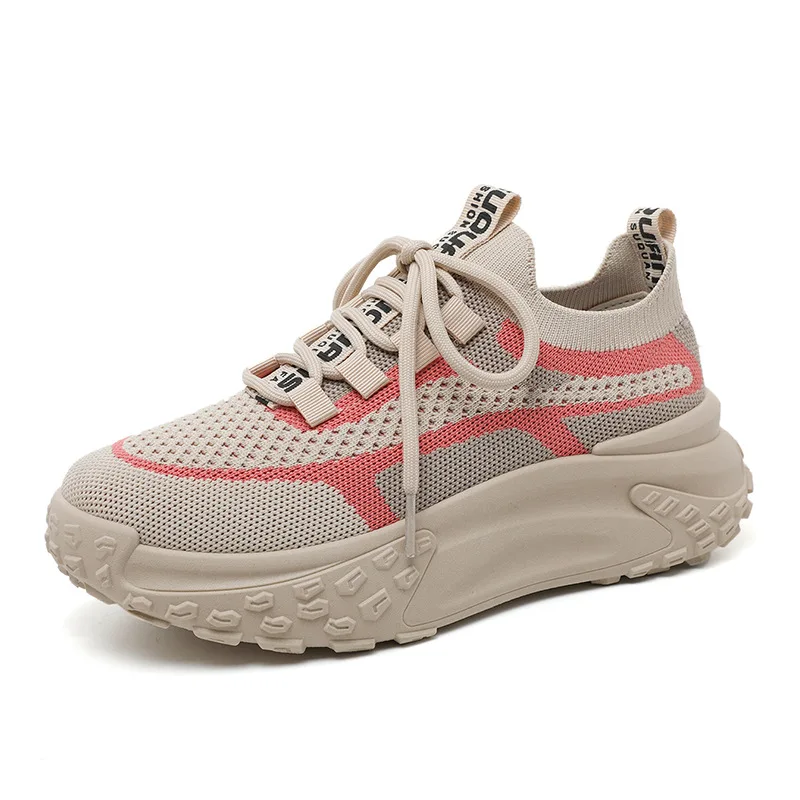 New net shoes women's net shoes 2024 summer trend thick sole increase
