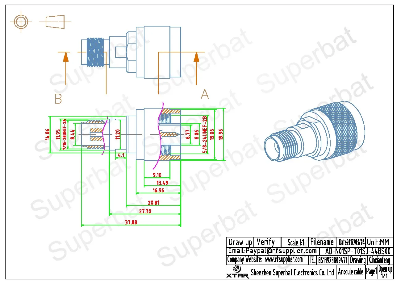 Superbat 5pcs N-TNC Adapter N Male to TNC Female Straight RF Coaxial Connector for Electronic Components Market