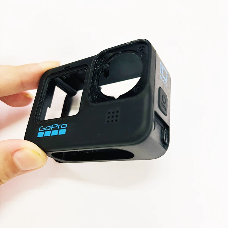 Gopro10 용 블랙 커버 프레임, 액션 비디오 카메라 수리 부품 포함, 고프로 10 케이스 스크린, 오리지널 신제품