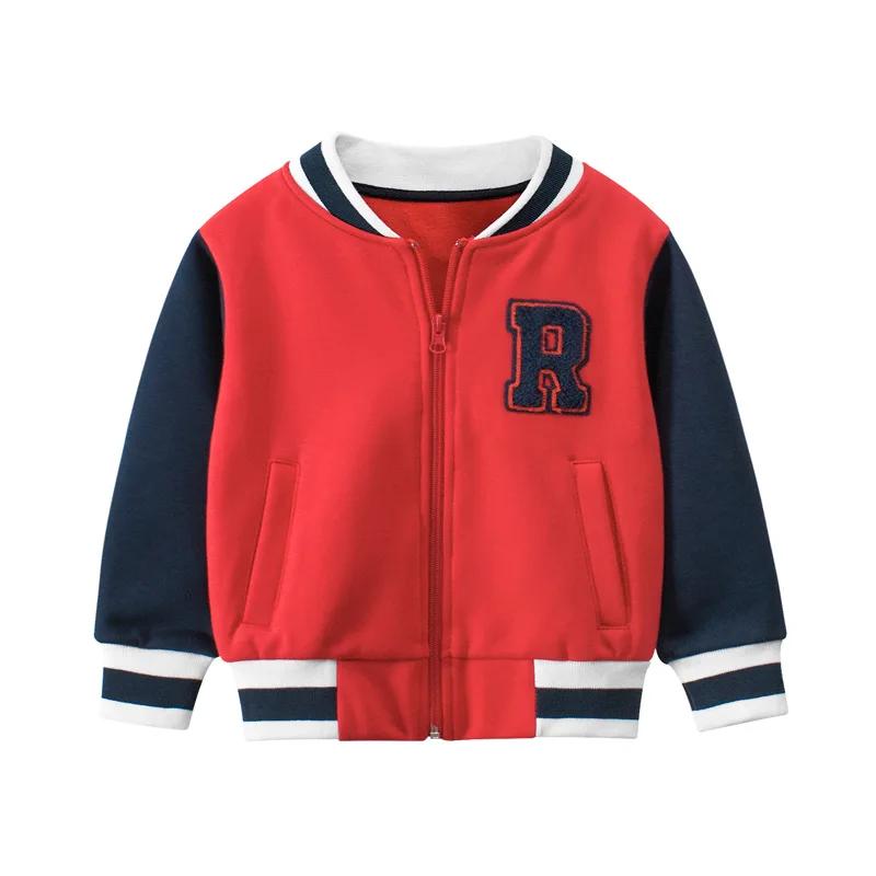 

2024 Children's Boys' Coat Spring Fall long-sleeved zipper coat