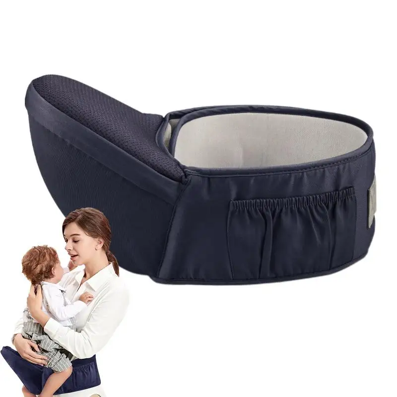 

Hip Seat Baby Carriers Ergonomic Support Seat With Adjustable Waistband Large Capacity Pocket & Ergonomic Support Seat Shock