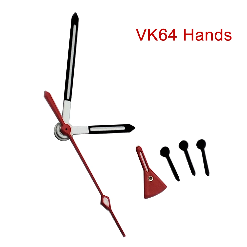 

Watch Hands for VK64 Quartz Movement Replacement 6 Pins Watch Pointers