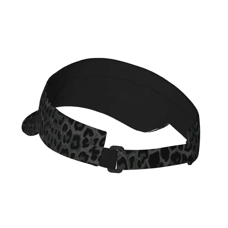 Sports Sun Visor With Leopard Print For Running Tennis And Golf_voghion.com