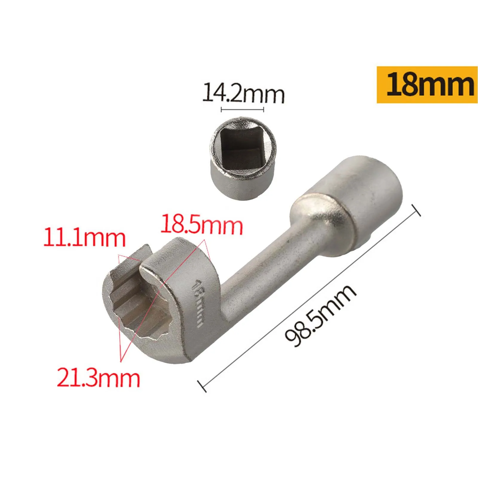 1 Stück Kfz-Diesel-Steckschlüsselsatz mit 1/2-Zoll-Antrieb, L-förmige Gabelschlüssel 12mm/14mm/16mm/17mm/18mm/19mm – Detail 32