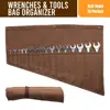 Pegboard Tool Organizer Space-saving Tool Organizer Tool Storage Bag with 16 Pockets Waterproof Wrench Roll for Capacity 5