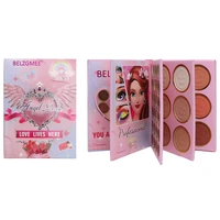 BELZGMEE 60 Colors 4 Pages Eye Shadow Palette Book Fashion Glitter Blusher Highlight Eyeshadow Professional Makeup for Eyes Face 1