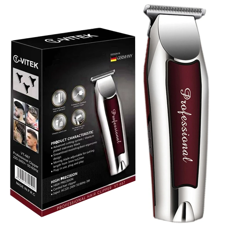 

Rechargeable cordless hair trimmer for men grooming professional electric hair clipper beard hair cutting machine edge outline