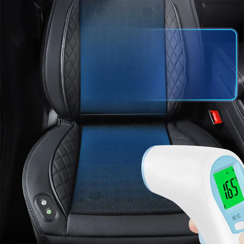 DC 12V 3D Spacer Car Summer Cool Air Seat Cushion With 8Fan16Fan Fast Blowing Ventilation Seat Cooling Pat Refrigerated Seat