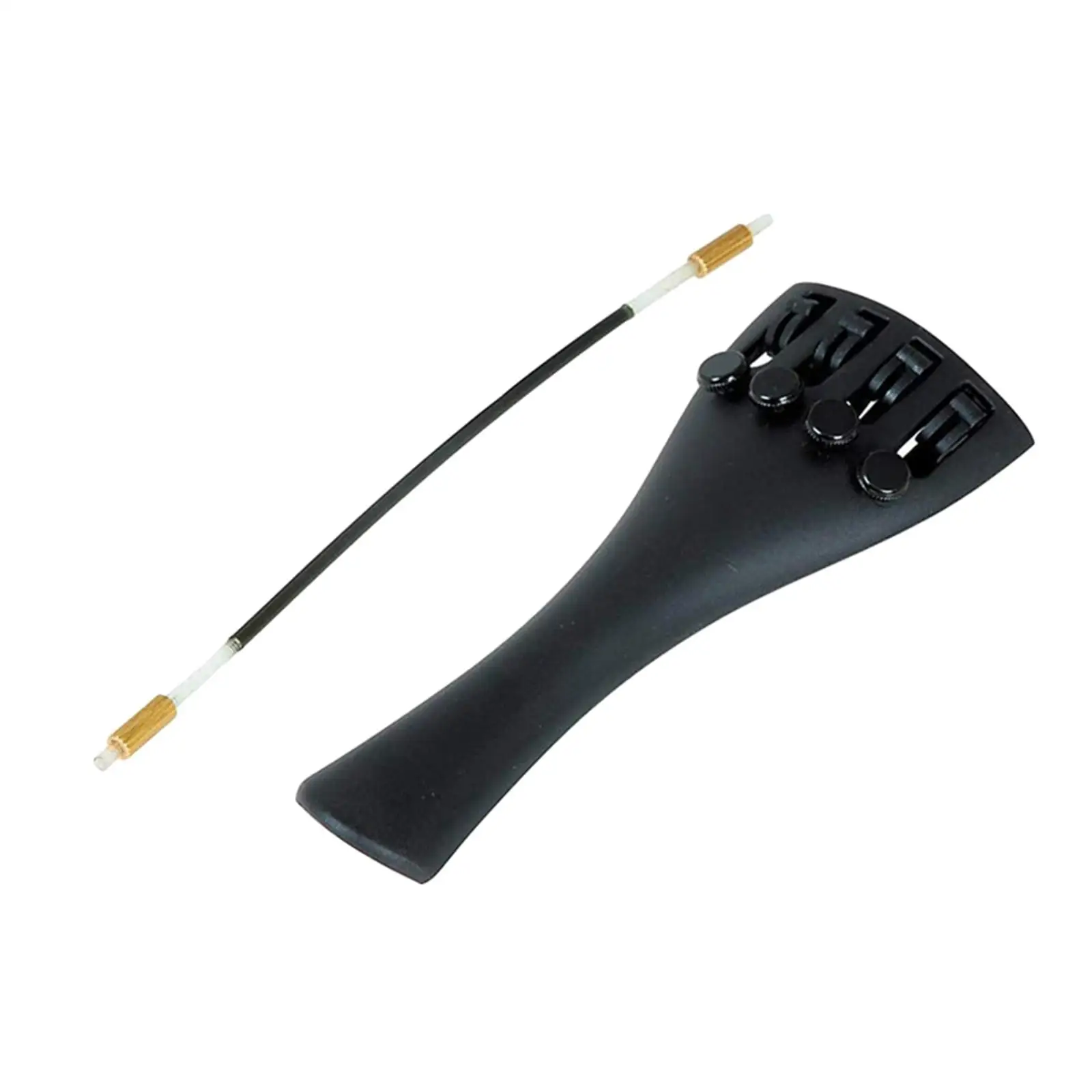 

Carbon Fiber Cello Tailpiece 4/4 Cello with Tailpiece Wire Musical Instrument Luthier Supply Easy to Install Accessories Parts