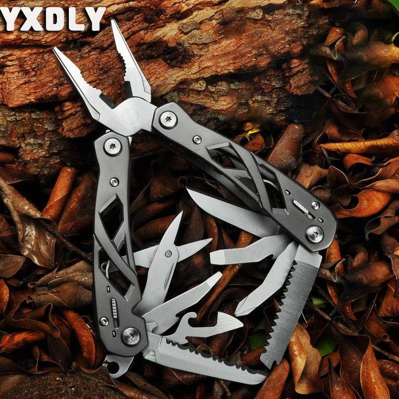 

New Multifunction Stainless Steel Multi-tool Pocket Knife Pliers Folding Pliers Mini Portable Folding Pliers Folding Blade Knife