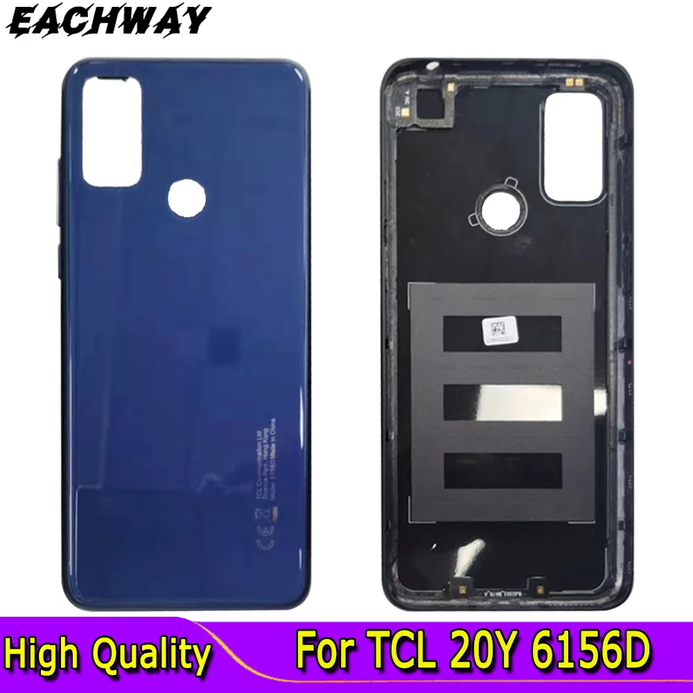 

6.52" Housing For TCL 20Y 6156D Battery Back Cover Repair Replace Parts Rear Door Case For TCL 20E 6125F 6125D 6125H Back Cover