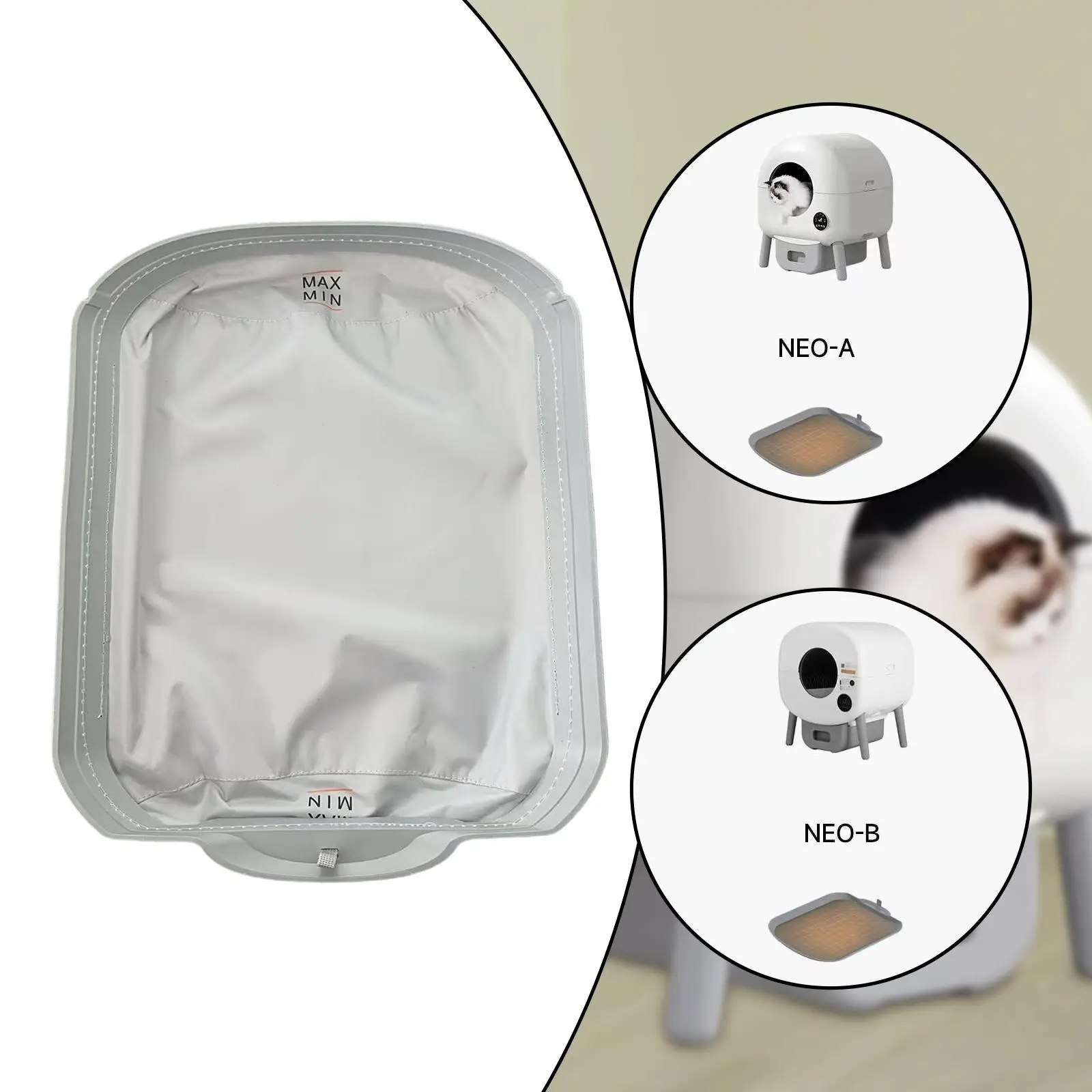 Portable Cat Litter Mat Removable Soft Tray Durable Waterproof Pad for Best Cat Litter Box and Enclosure Hidden Cat Litter Box Portable Cat Litter Mat Removable Soft Tray Durable Waterproof Pad for Best Cat Litter Box and Enclosure Hidden Cat Litter Box