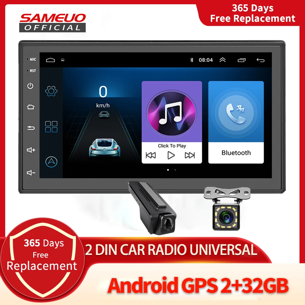 Autoradio 2 Din Lettore Multimediale Android Autoradio Navigatore Gps Carplay Wifi Per Toyota Volkswagen Nissan Hyundai Kia Benz Bmw